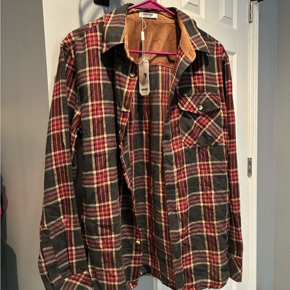 Coofandy long sleeve flannel